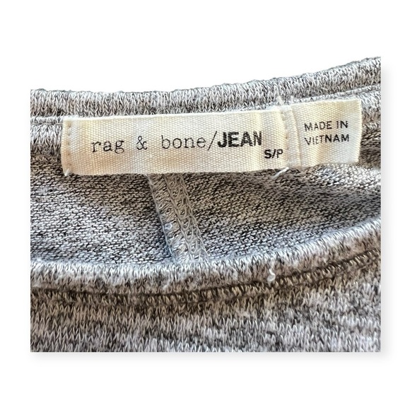 Rag & Bone Jean small gray top long sleeve - Picture 8 of 8
